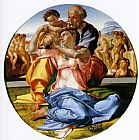 The Holy Family with the Infant John the Baptist by Michelangelo Buonarroti
